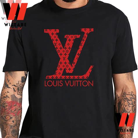 red and white louis vuitton shirt
